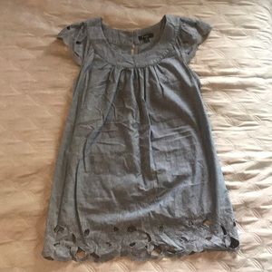 Jean colored cut out dress